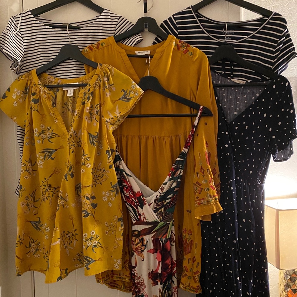 Summer Maternity Collection: 4 Dresses 2 Tops